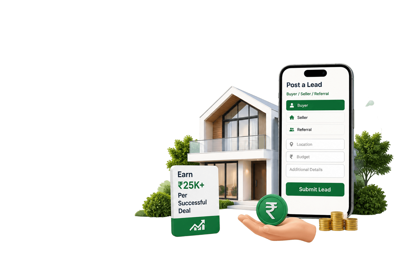 Post property lead illustration